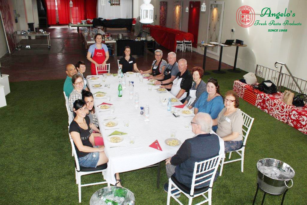 Lunch at Angelo's Pasta Class